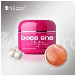 pearl 19 Orange Sunrise base one żel kolorowy gel kolor SILCARE 5 g